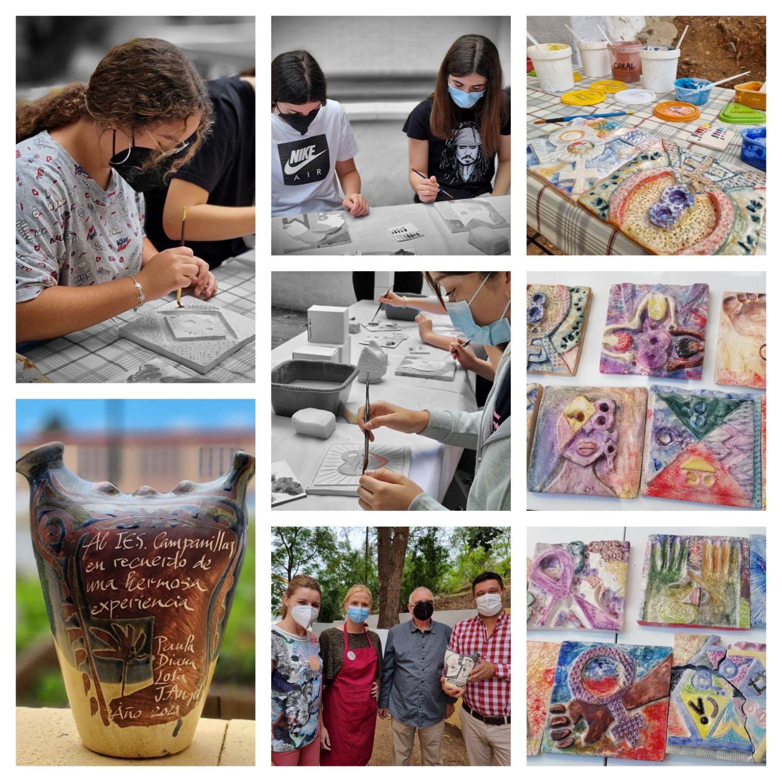 Programa Impulsa – Nueva sesión del taller de policromía cerámica