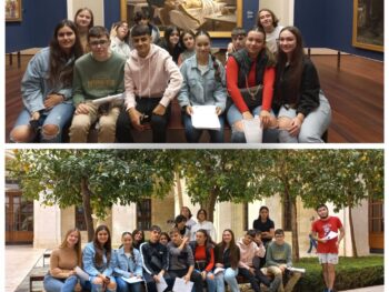 El alumnado del Proyecto de ODS de 4º conoce el Museo de Málaga y la sede del CIFAL de la ONU