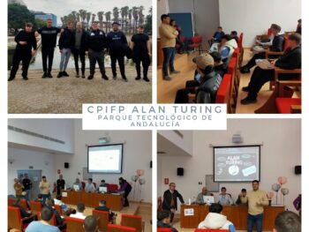 Visita al CPIFP Alan Turing en el Parque Tecnológico de Andalucía.