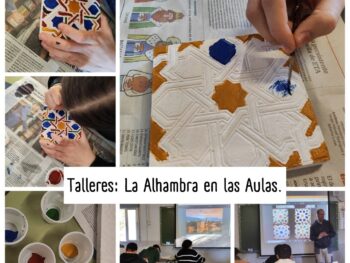 El alumnado de 3º de ESO sorprende con sus creaciones inspiradas en la Alhambra.